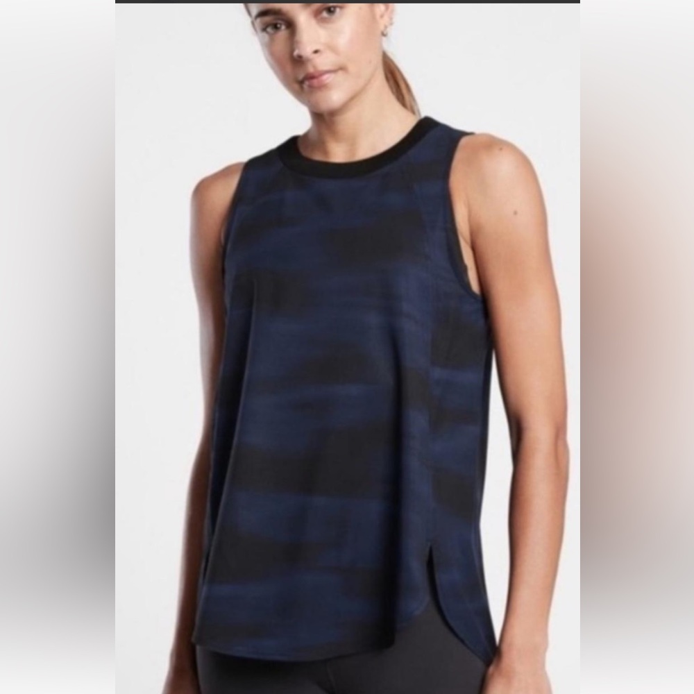 Athleta Black and Blue Tank
